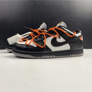 Off-White x Nike Dunk Low Black Grey