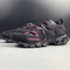 Balenciaga track black plum