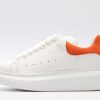 ALEXANDER MCQUEEN OVERSIZED SNEAKER with orange heel