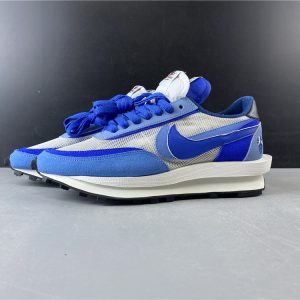 Sacai X Nike LVD WAFFLE Blue Lake