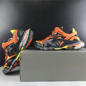 Balenciaga Orange Track.2 Open Sneakers
