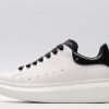 Alexander McQueen White & Black Python Oversized Sneakers