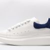 ALEXANDER MCQUEEN white&blue oversized sneakers