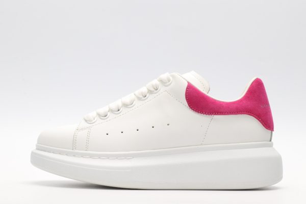 ALEXANDER MCQUEEN OVERSIZED SNEAKER with rose heel