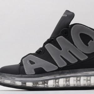 ALEXANDER MCQUEEN black oversized sneakers