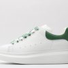 ALEXANDER MCQUEEN oversized sneakers with green heel