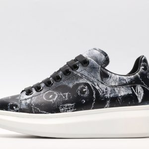 ALEXANDER MCQUEEN black oversized sneakers