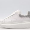 ALEXANDER MCQUEEN oversized sneakers with silver heel